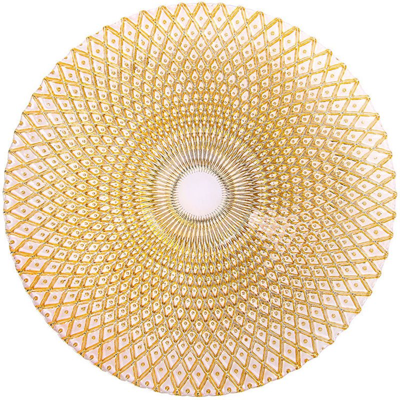 Wholesale Glass Charger Plate PZ-057 - Image 3